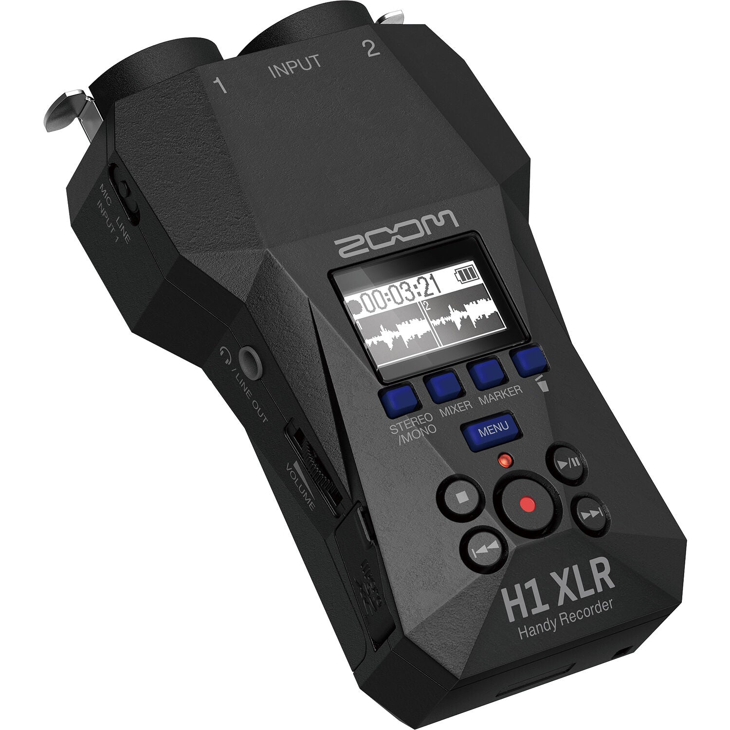 Zoom H1 XLR Portable Audio Recorder for Video - Open Box
