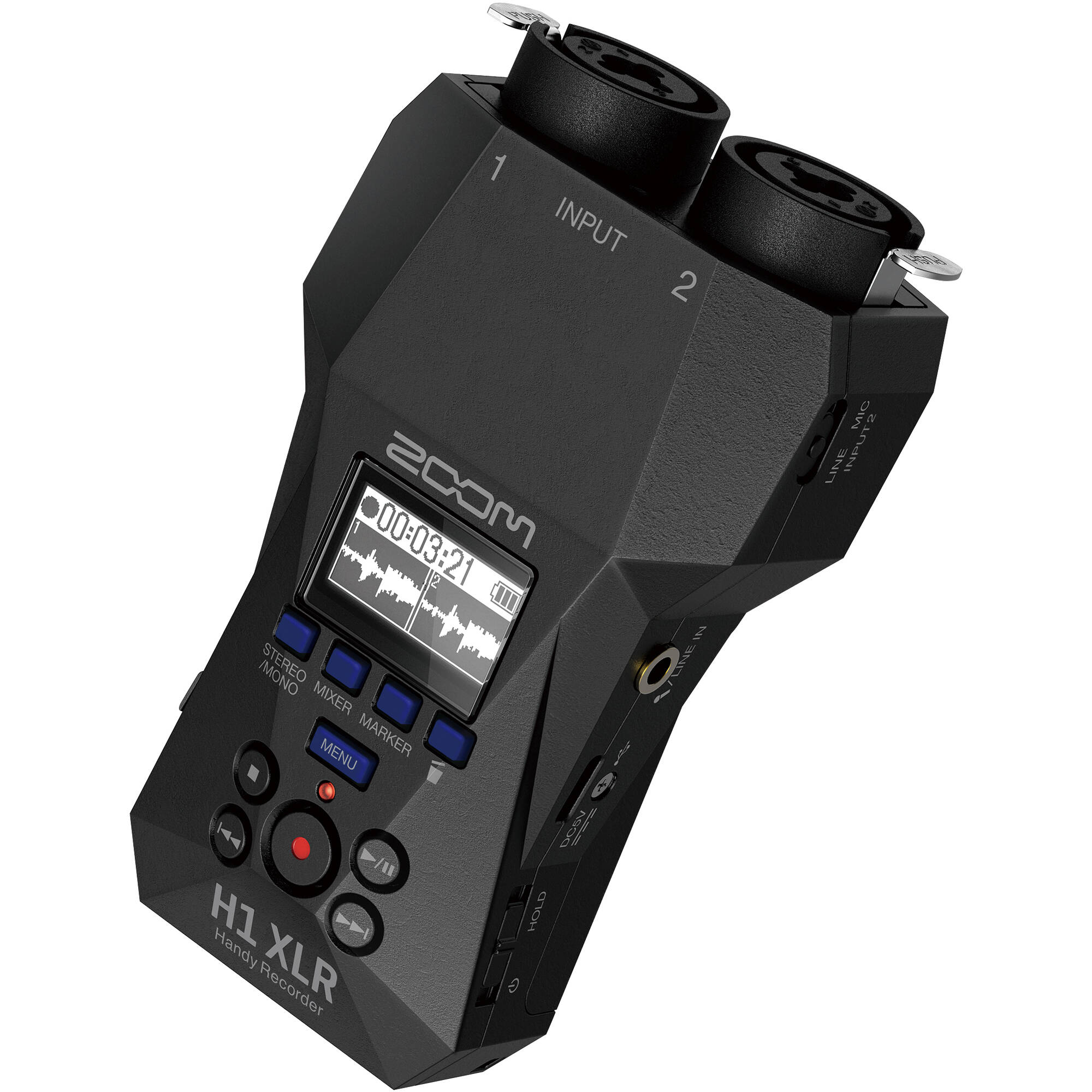 Zoom H1 XLR Portable Audio Recorder for Video - Open Box