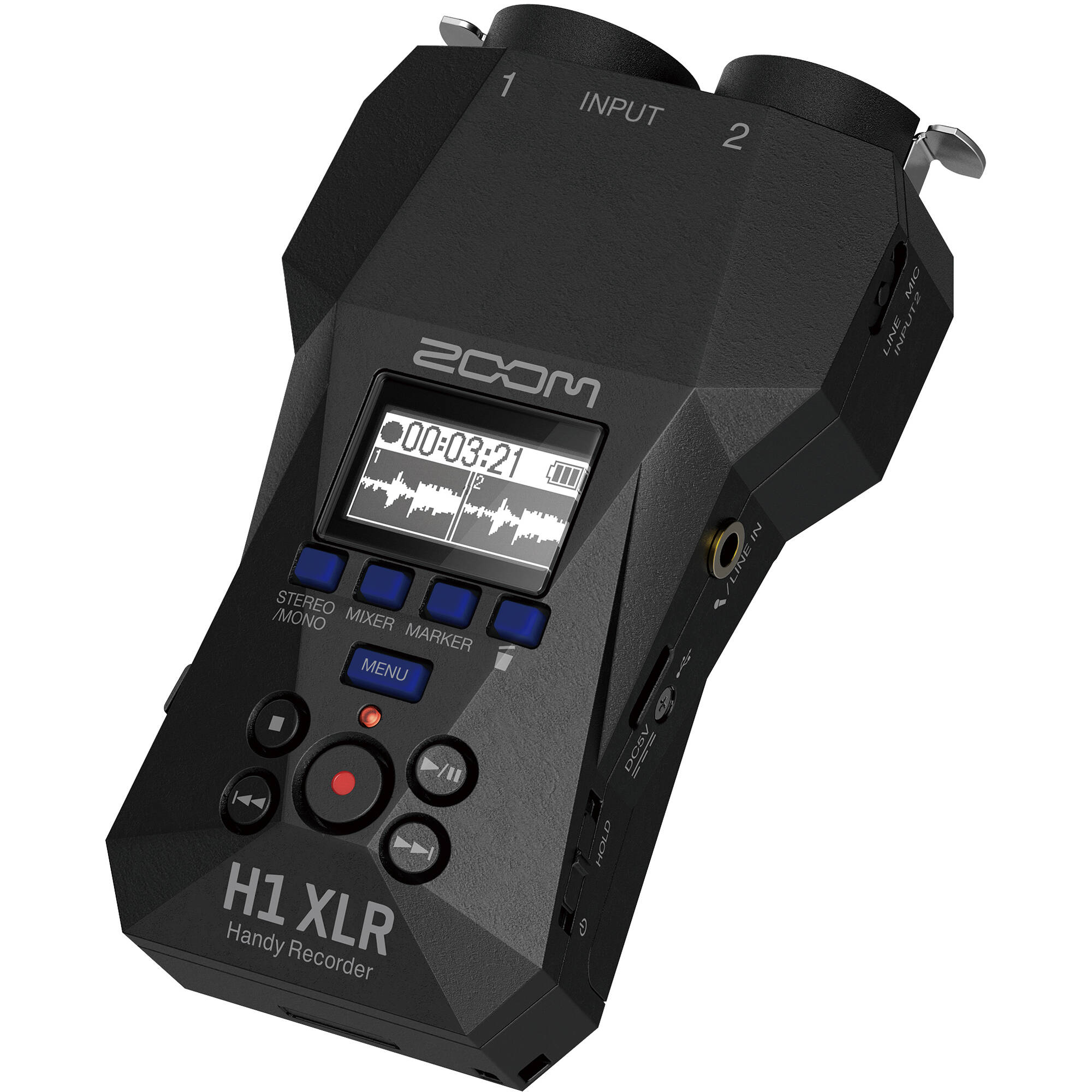 Zoom H1 XLR Portable Audio Recorder for Video - Open Box