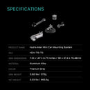 Tilta Hydra Alien Mini Car Mount (Titanium Gray)