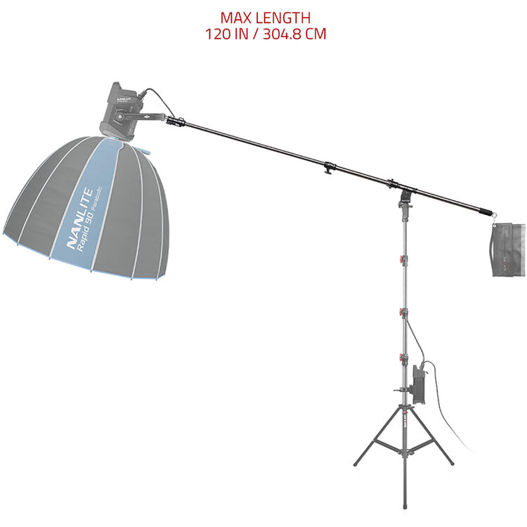 SHAPE Heavy-Duty Boom Arm for Light Stands
