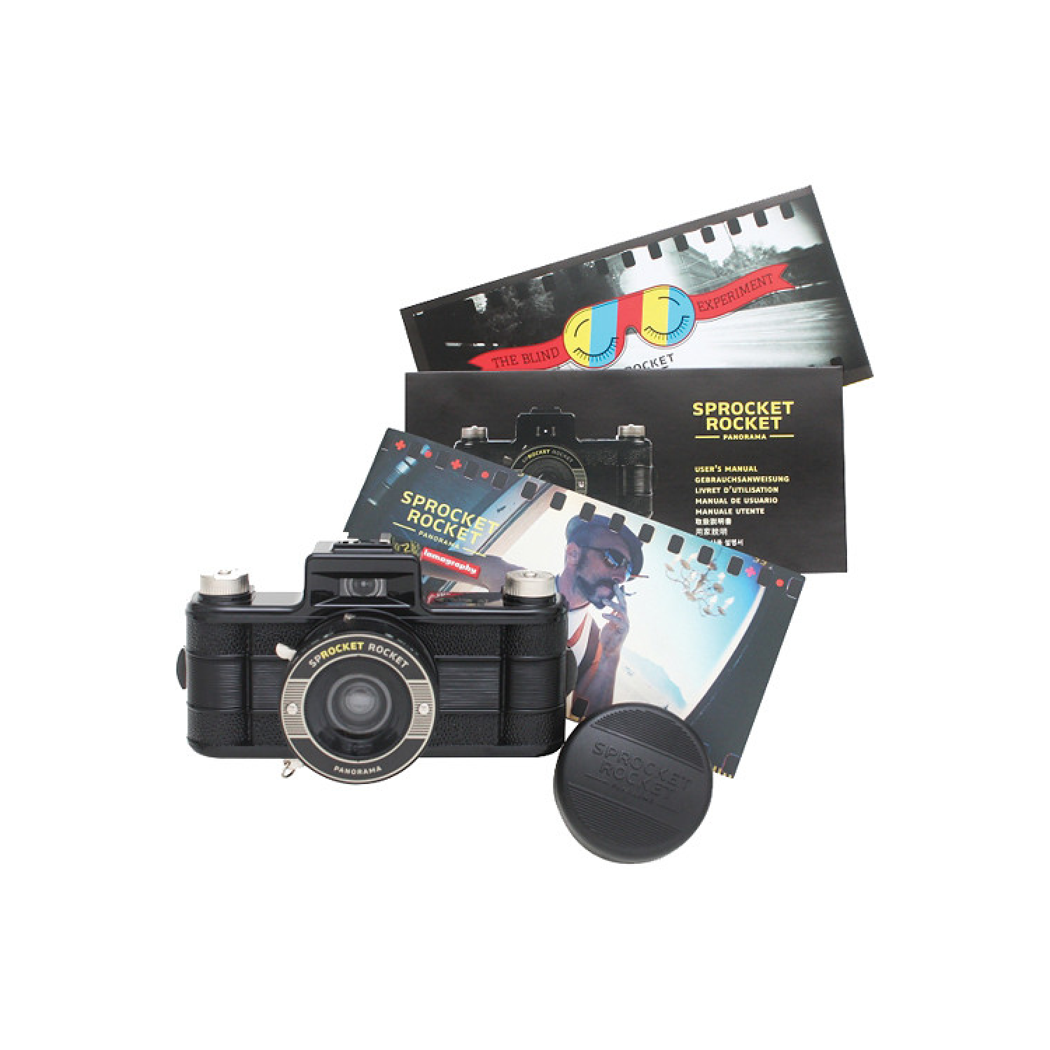 Lomography Sprocket Rocket 35mm Film Camera - Open Box