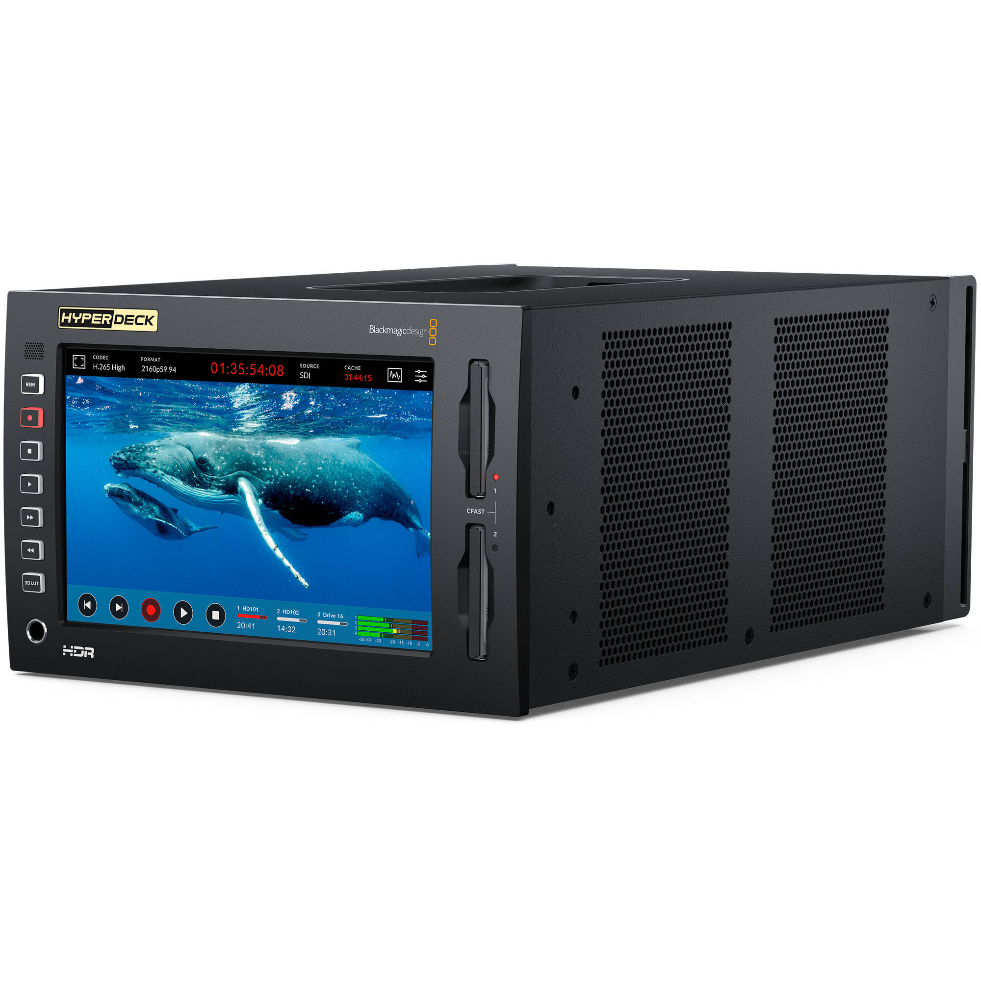 Blackmagic Design HyperDeck Extreme 4K HDR with 7in Touchscreen LCD