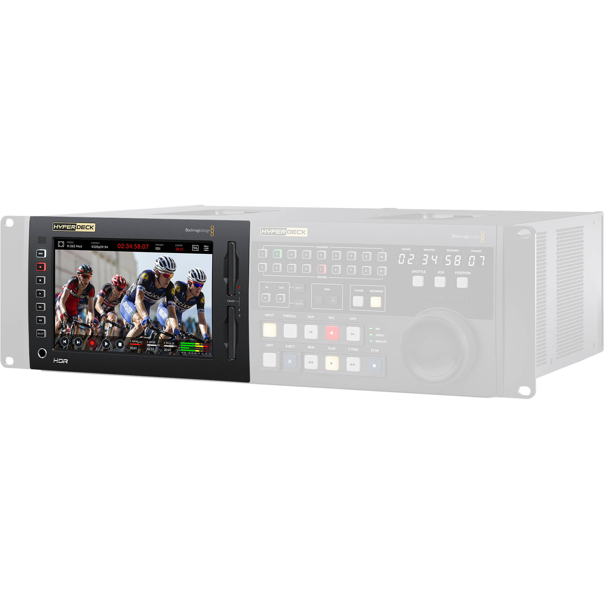 Blackmagic Design HyperDeck Extreme 8K HDR with 7in Touchscreen LCD
