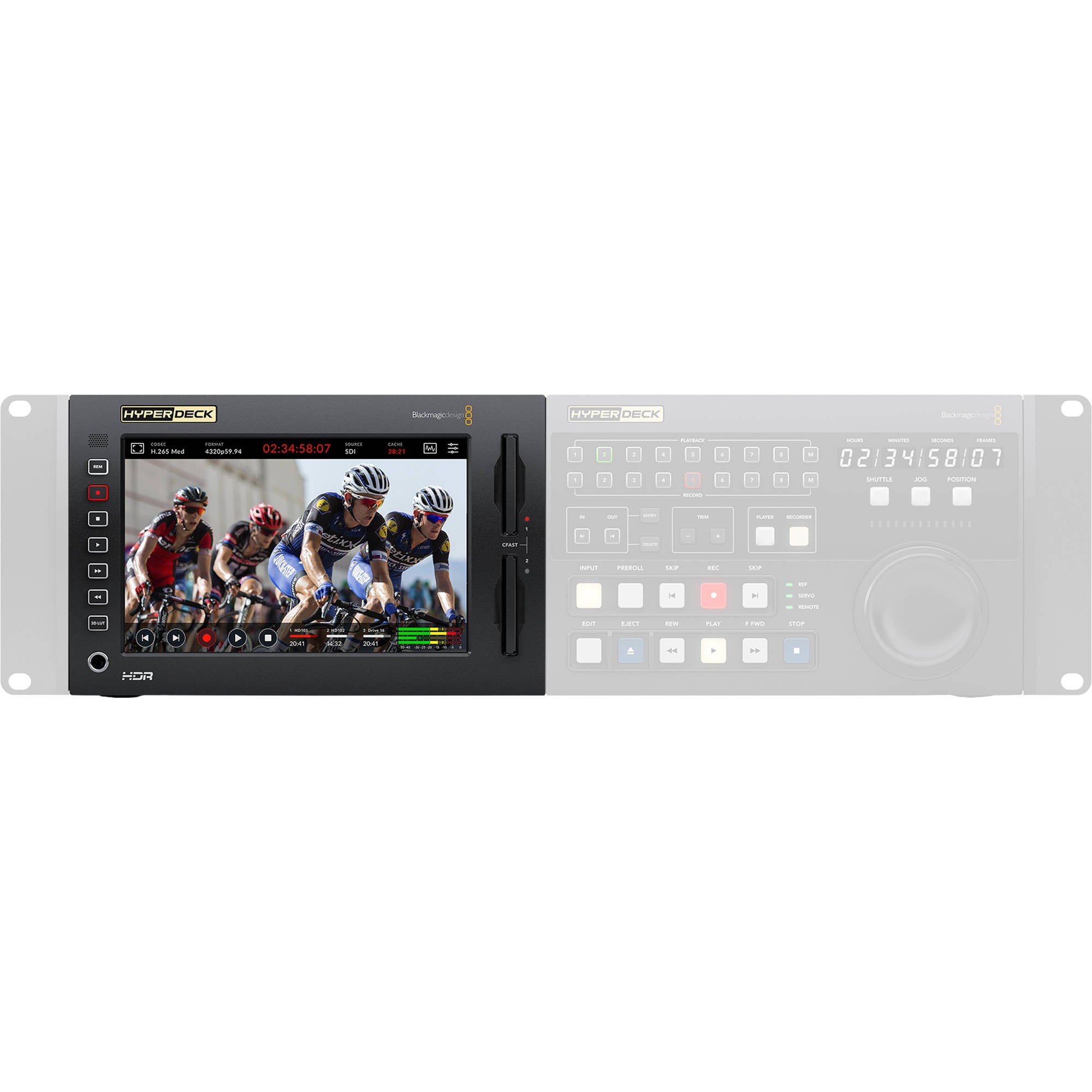 Blackmagic Design HyperDeck Extreme 8K HDR with 7in Touchscreen LCD