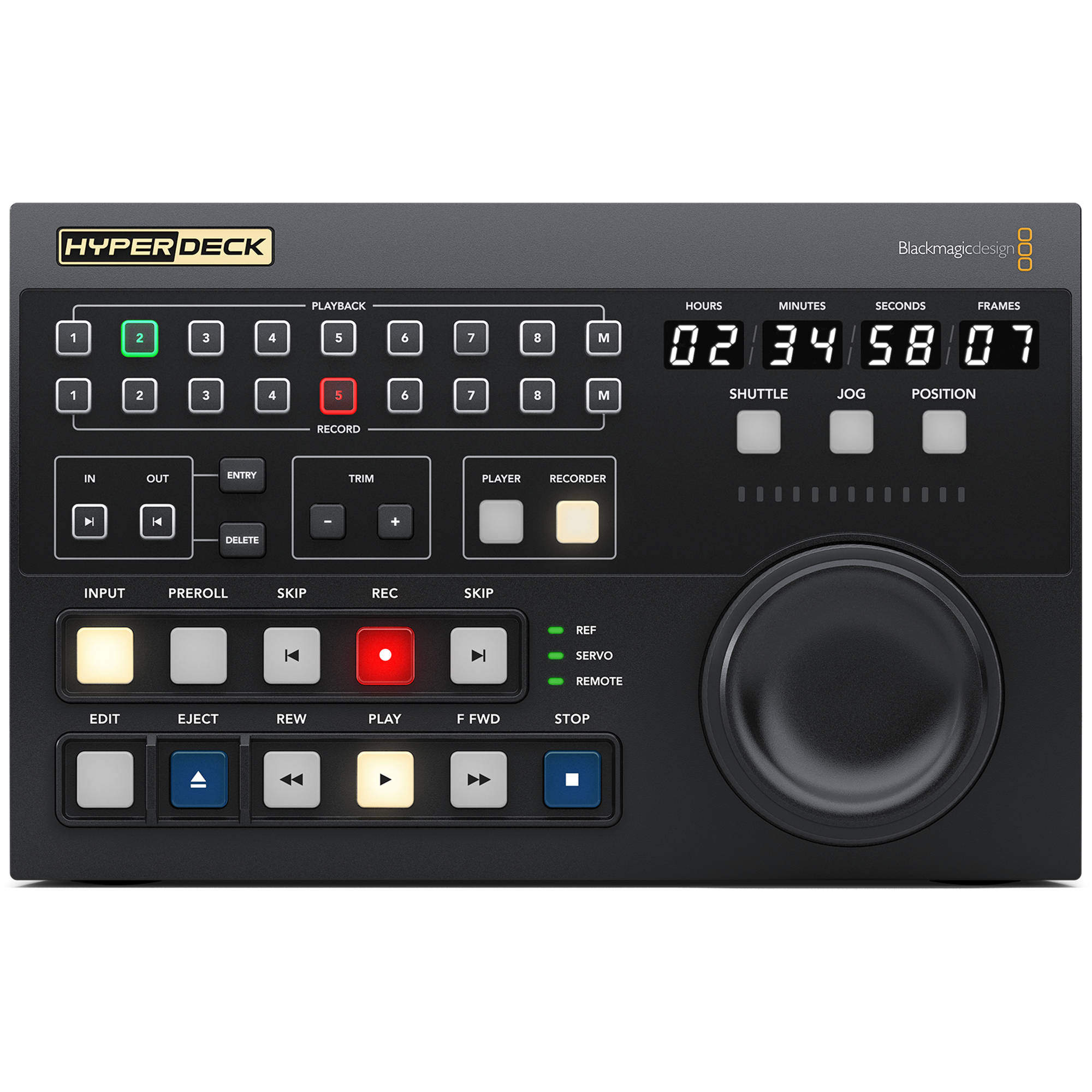 Blackmagic Design HyperDeck Extreme Control for up to 8 Broadcast Decks
