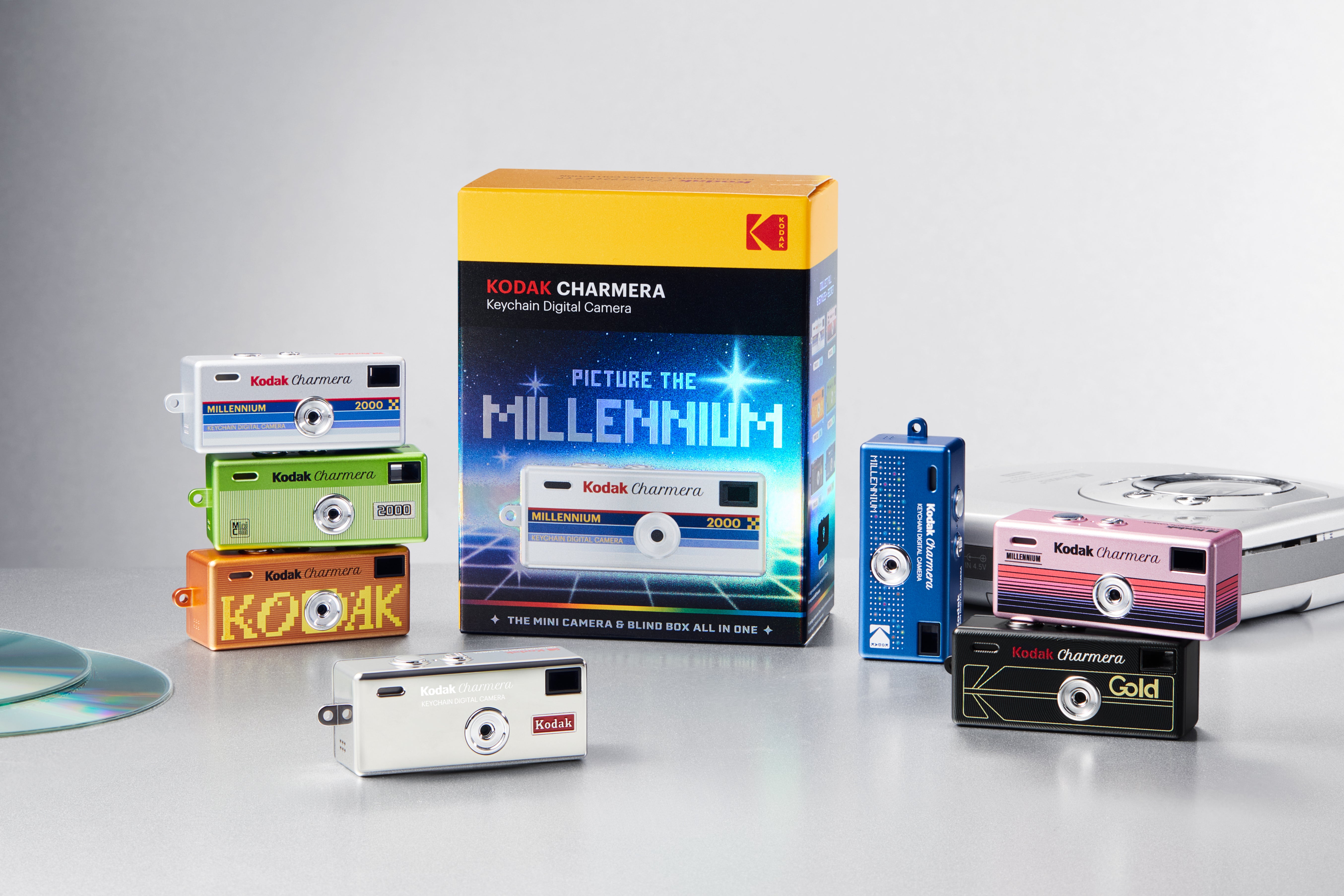 KODAK CHARMERA Keychain Digital Camera Blind Box - Millennium Edition Whole Set (6PC)