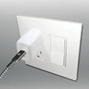 IQ USB PD 35W Charger mural de charge rapide, blanc, dents fixes