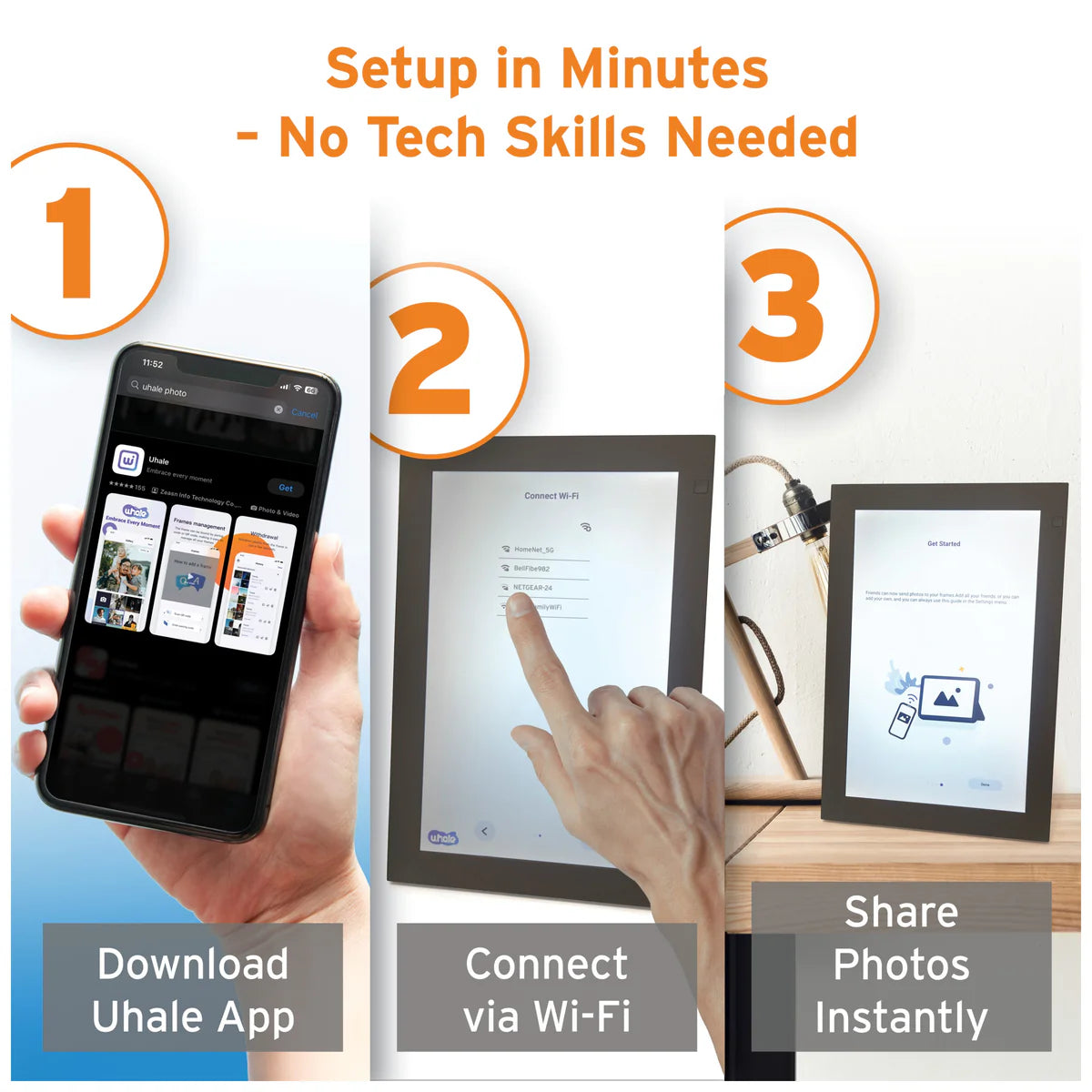 iQ Memory Lane 10.1" Smart Digital Picture Frame