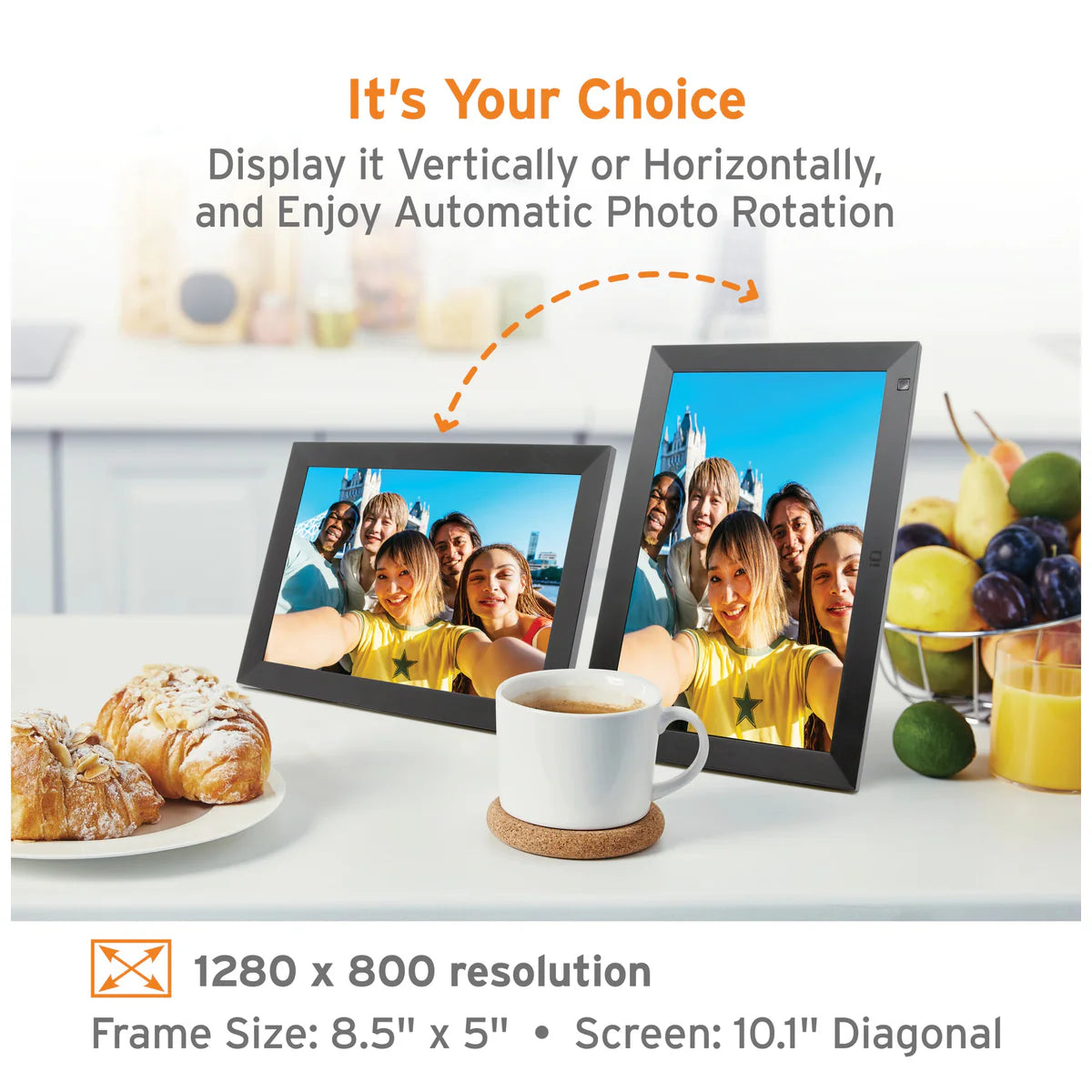 iQ Memory Lane 7" Smart Digital Photo Frame