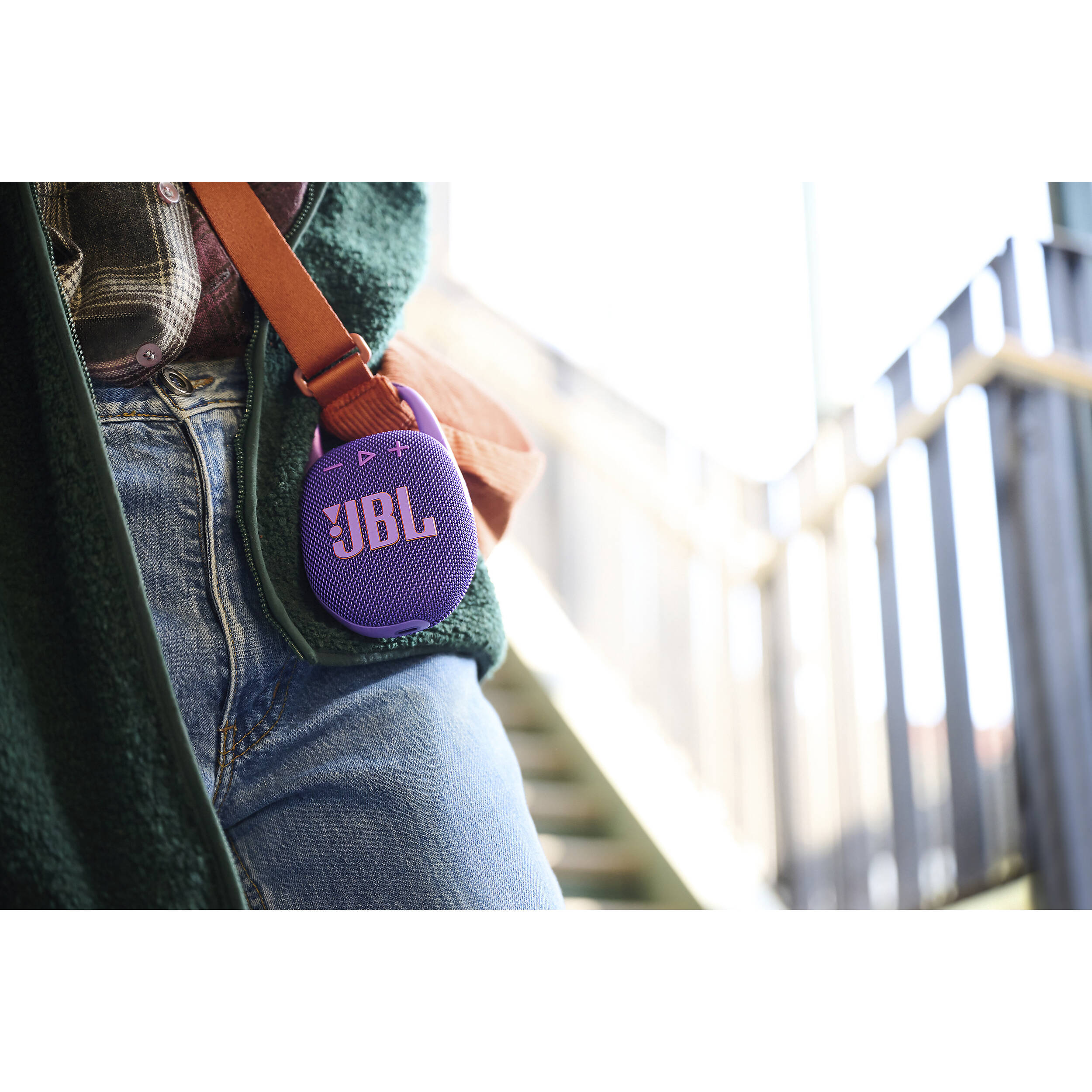 JBL Clip 5 Portable Waterproof Wireless Speaker (Purple)