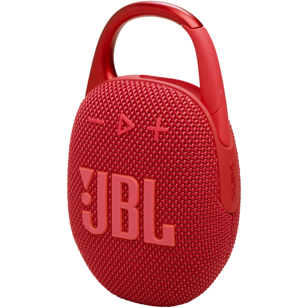 JBL Clip 5 Portable Waterproof Wireless Speaker (Red)