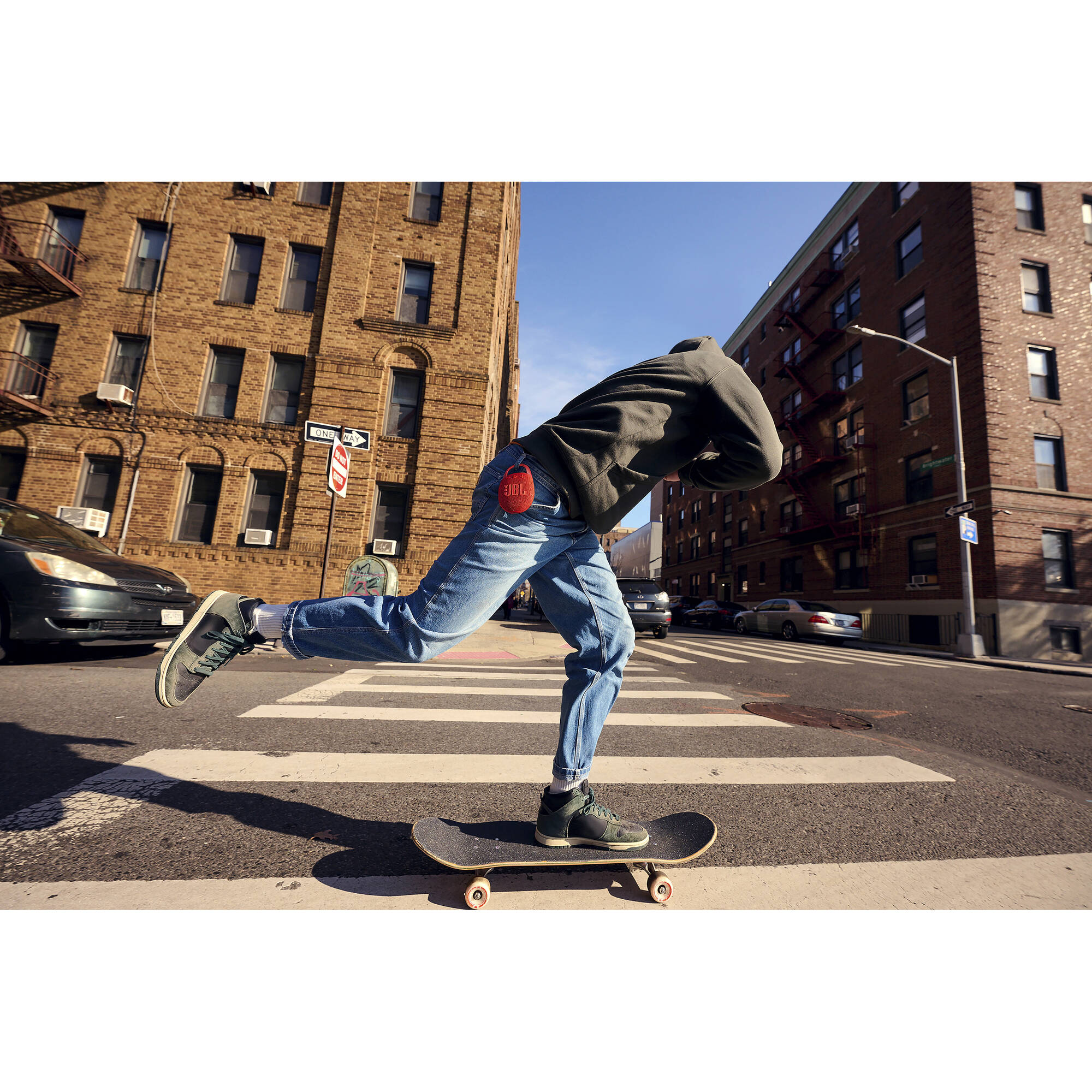 JBL Clip 5 Portable Waterproof Wireless Speaker (Red)