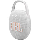 JBL Clip 5 Portable Waterproof Wireless Speaker (White)