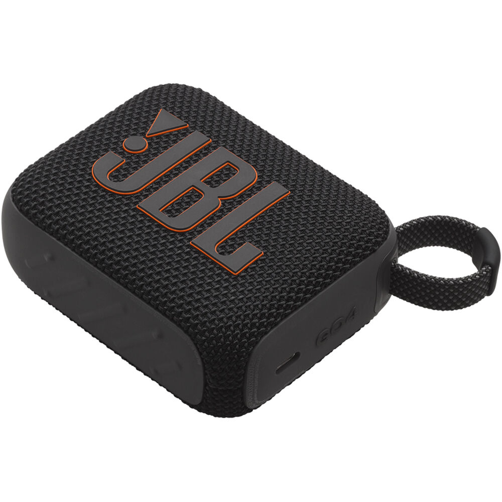 JBL Go 4 Portable Bluetooth Speaker (Black)