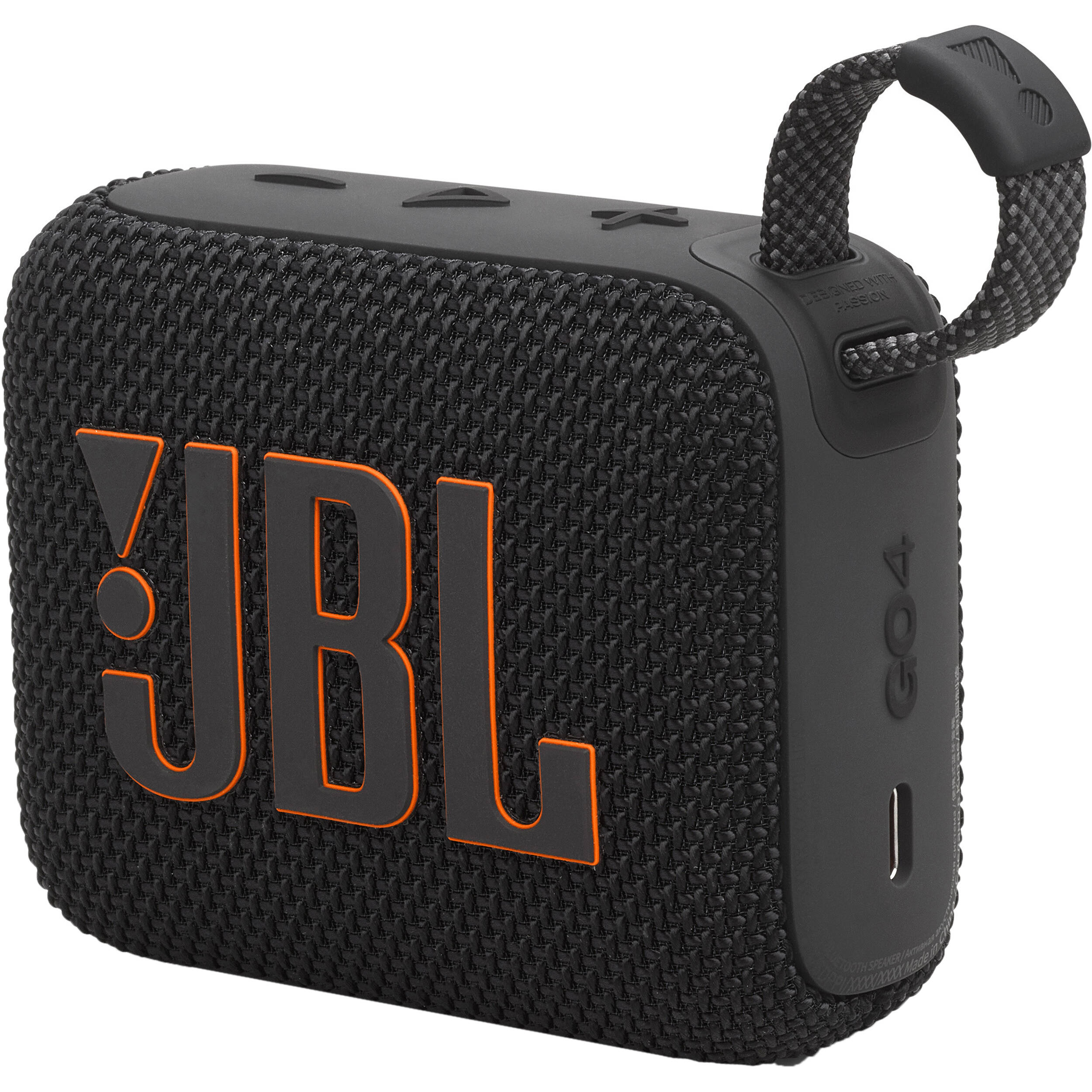 JBL Go 4 Portable Bluetooth Speaker (Black)
