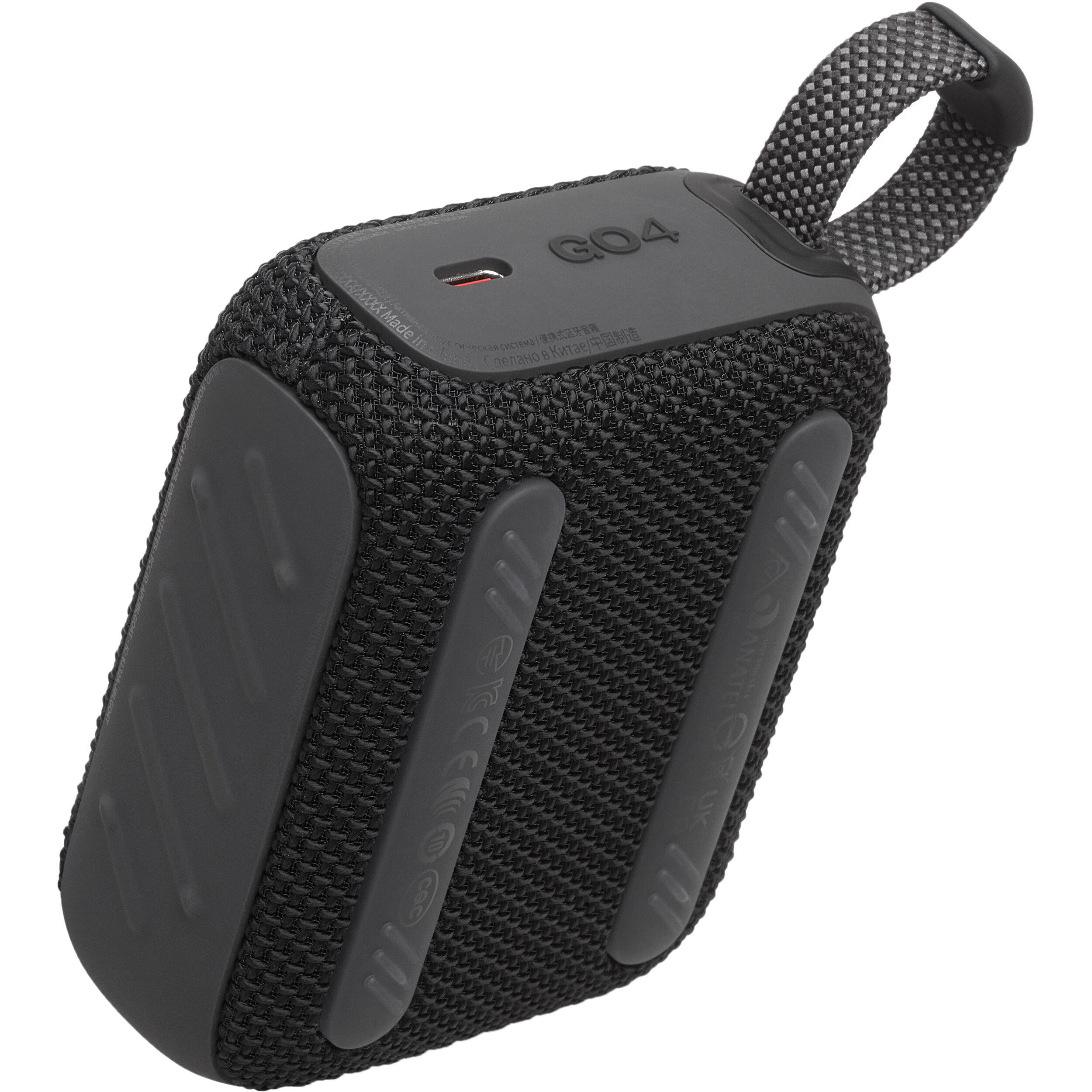 JBL Go 4 Portable Bluetooth Speaker (Black)