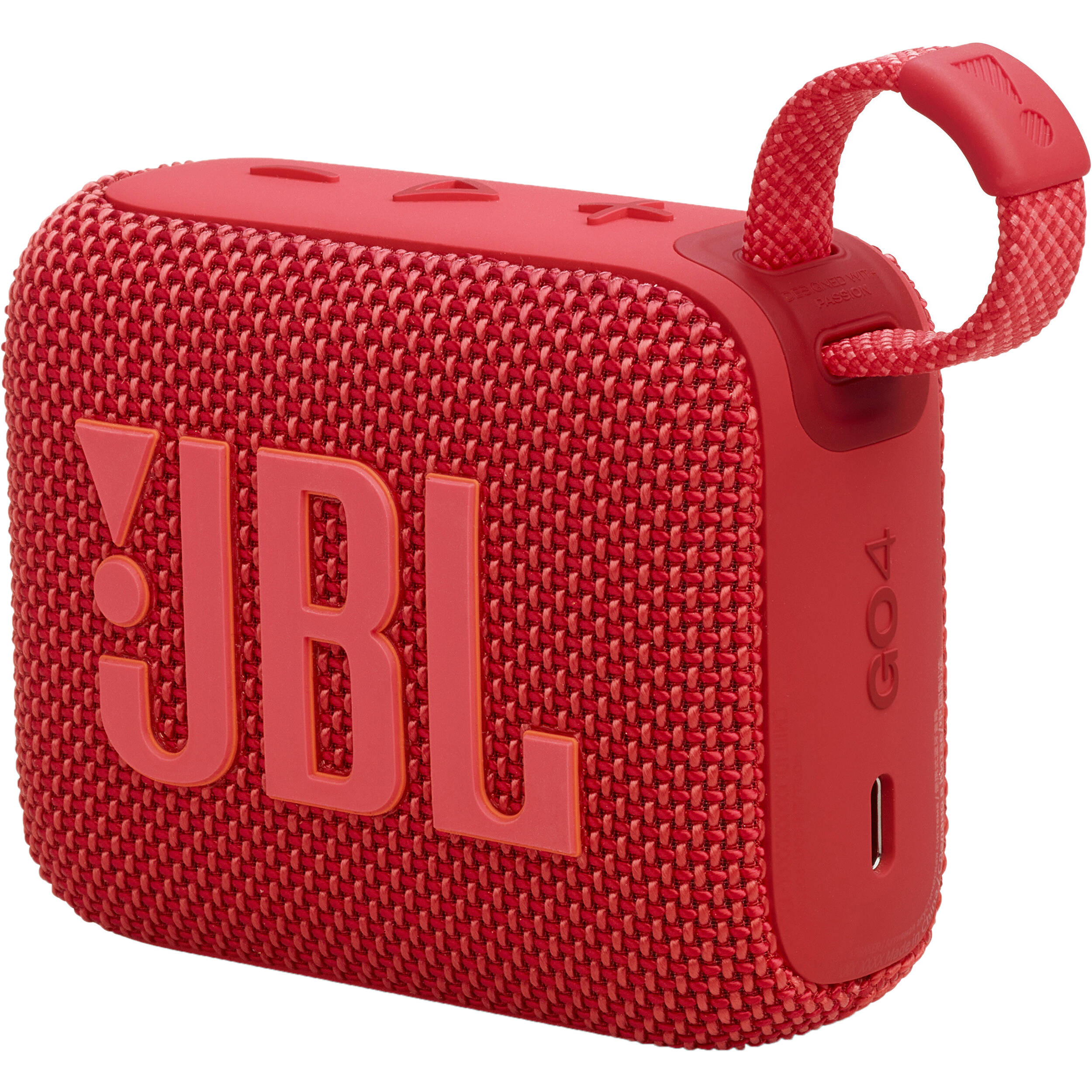 JBL Go 4 Portable Bluetooth Speaker (Red)