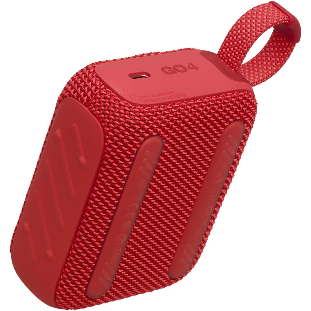 JBL Go 4 Portable Bluetooth Speaker (Red)