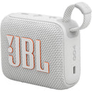 JBL GO 4 Bluetooth portable (blanc)