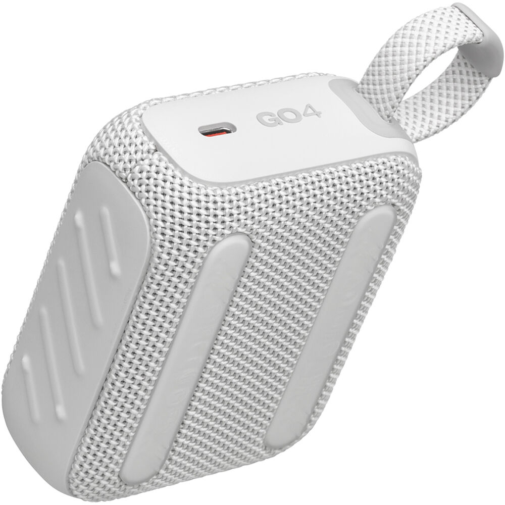JBL Go 4 Portable Bluetooth Speaker (White)
