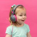 JLab  JBuddies Studio 2 On-Ear Kids Wired Headphones (Gray/Pink)