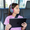 JLab  JBuddies Studio 2 On-Ear Kids Wired Headphones (Gray/Pink)