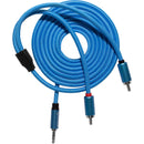 Kondor Blue Câble audio double RCA mâle vers mini TRS stéréo 3,5 mm 1,8 m