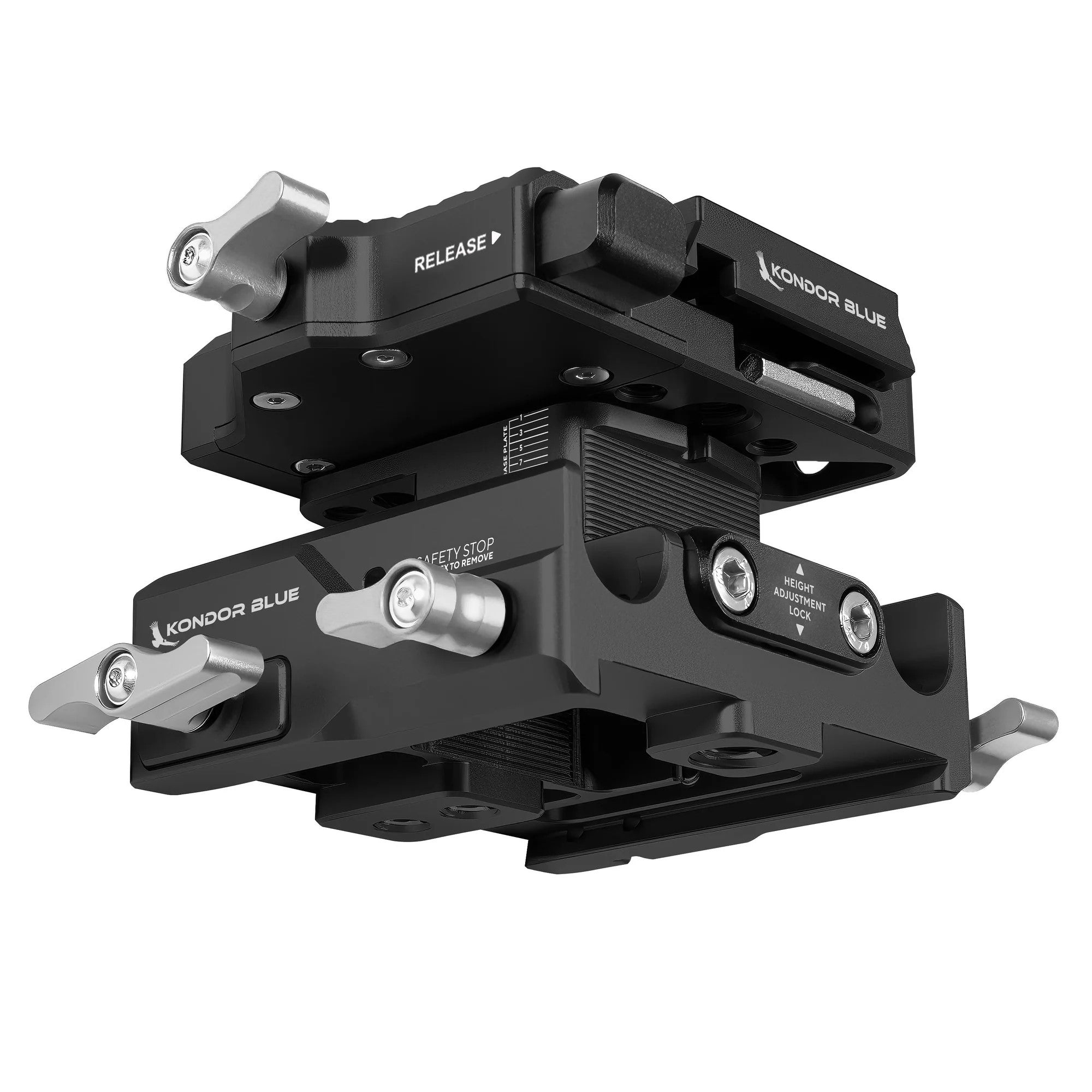 Kondor Blue 501 Quick Release Receiver & Plate (Raven Black)