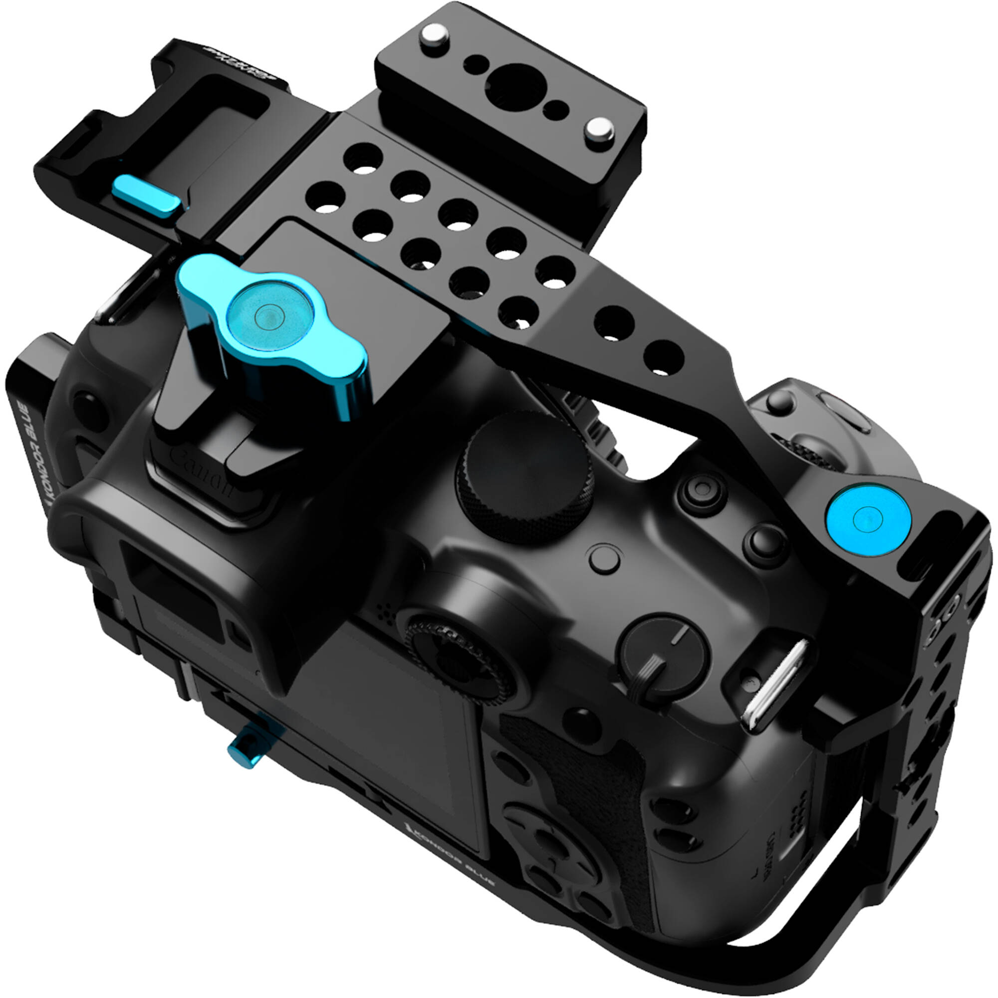 Kondor Blue Arca Cage pour Canon R7 (Raven Noir)