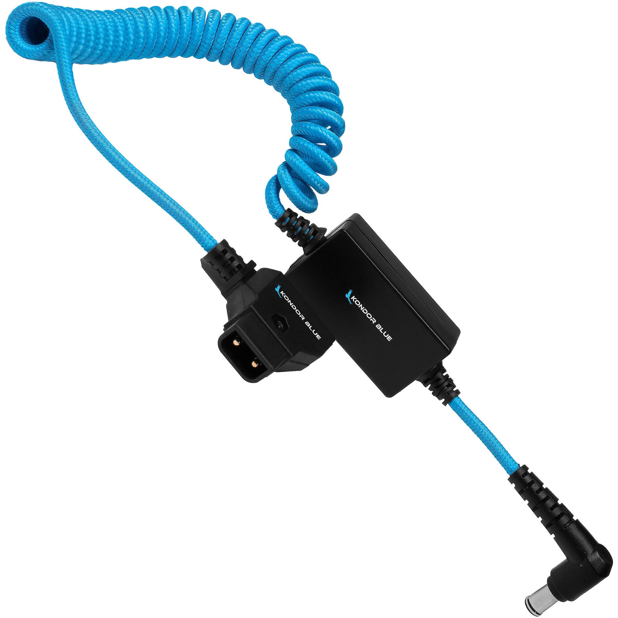 Kondor Blue Coiled D-Tap to 19.5V Regulated DC for Sony FX9/FX6