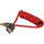 Kondor Blue Coiled Full HDMI Cable (12-24") (Cardinal Red)