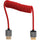 Kondor Blue Coiled Full HDMI Cable (12-24") (Cardinal Red)