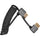 Kondor Blue RIGHT ANGLE FULL HDMI CABLE FOR ON-CAMERA MONITORS 12"-24" BRAIDED COILED (Raven Black)