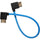 Kondor Blue 12” Right Angle to Left Angle Full HDMI Straight Cable (Kondor Blue)
