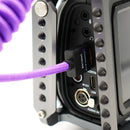 Kondor Blue Gerald Undone MK2 Câble HDMI complet enroulé 30,5 - 61 cm (Violet)