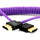 Kondor Blue Gerald Undone MK2 Full HDMI Cable 12"-24" Coiled (Purple)