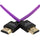 Kondor Blue Gerald Undone MK2 Câble tressé droit Full HDMI (Violet) (18")