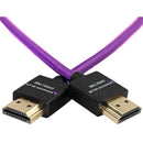Kondor Blue Gerald Undone MK2 Full HDMI Straight Braided Cable (Purple)(18")