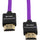 Kondor Blue Gerald Undone MK2 Câble tressé droit Full HDMI (Violet) (18")