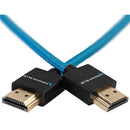 Kondor Blue HDMI to HDMI 16" Thin Braided Cable for on Camera Monitors (Kondor Blue)