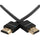 Kondor Blue HDMI to HDMI 16" Thin Braided Cable for on Camera Monitors (Raven Black)