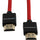 Kondor Blue HDMI to HDMI 16" Braided Cable for On-Camera Monitors (Cardinal Red)