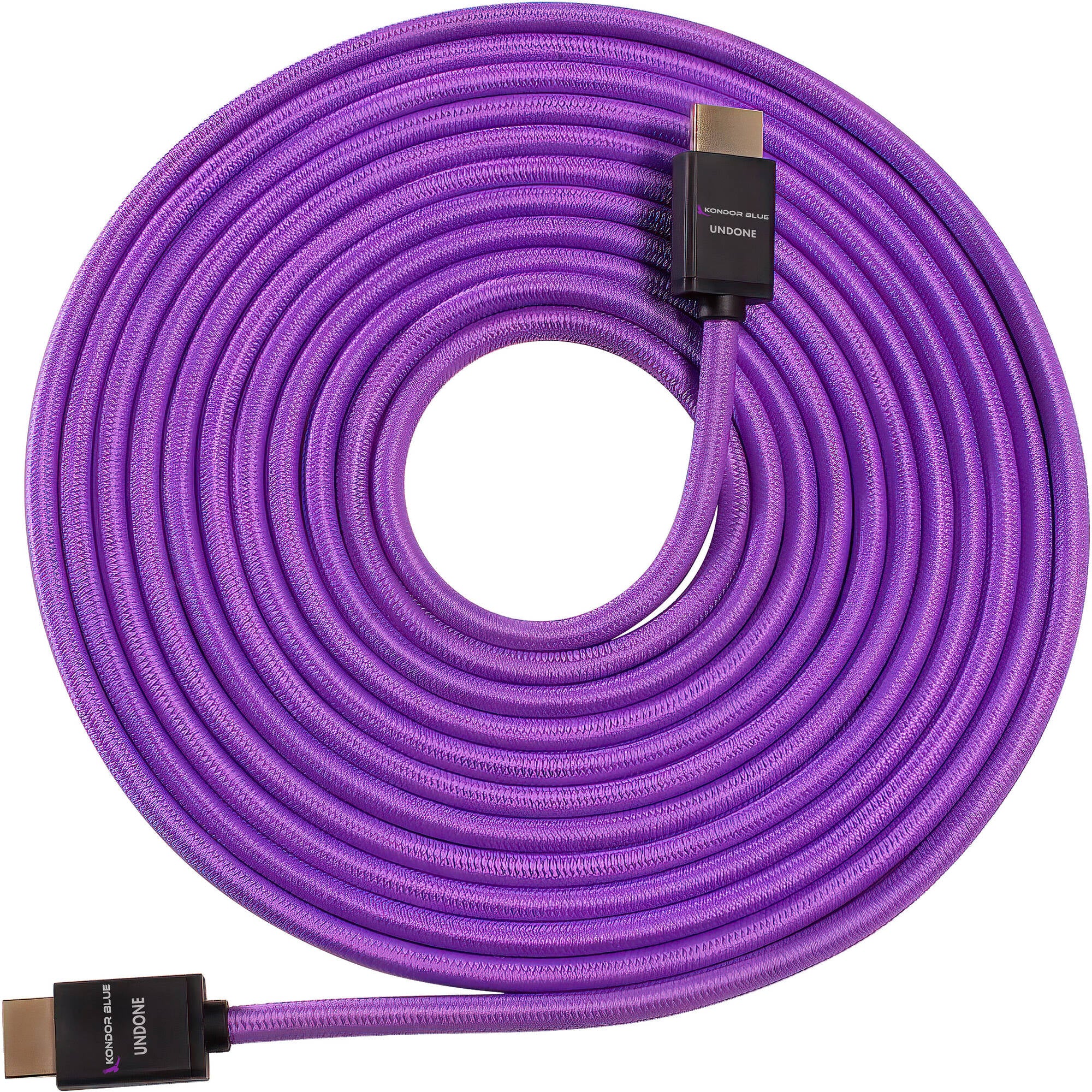 Kondor Blue Gerald Undone Câble HDMI complet de 4,5 m 4K 30 Hz (Violet)