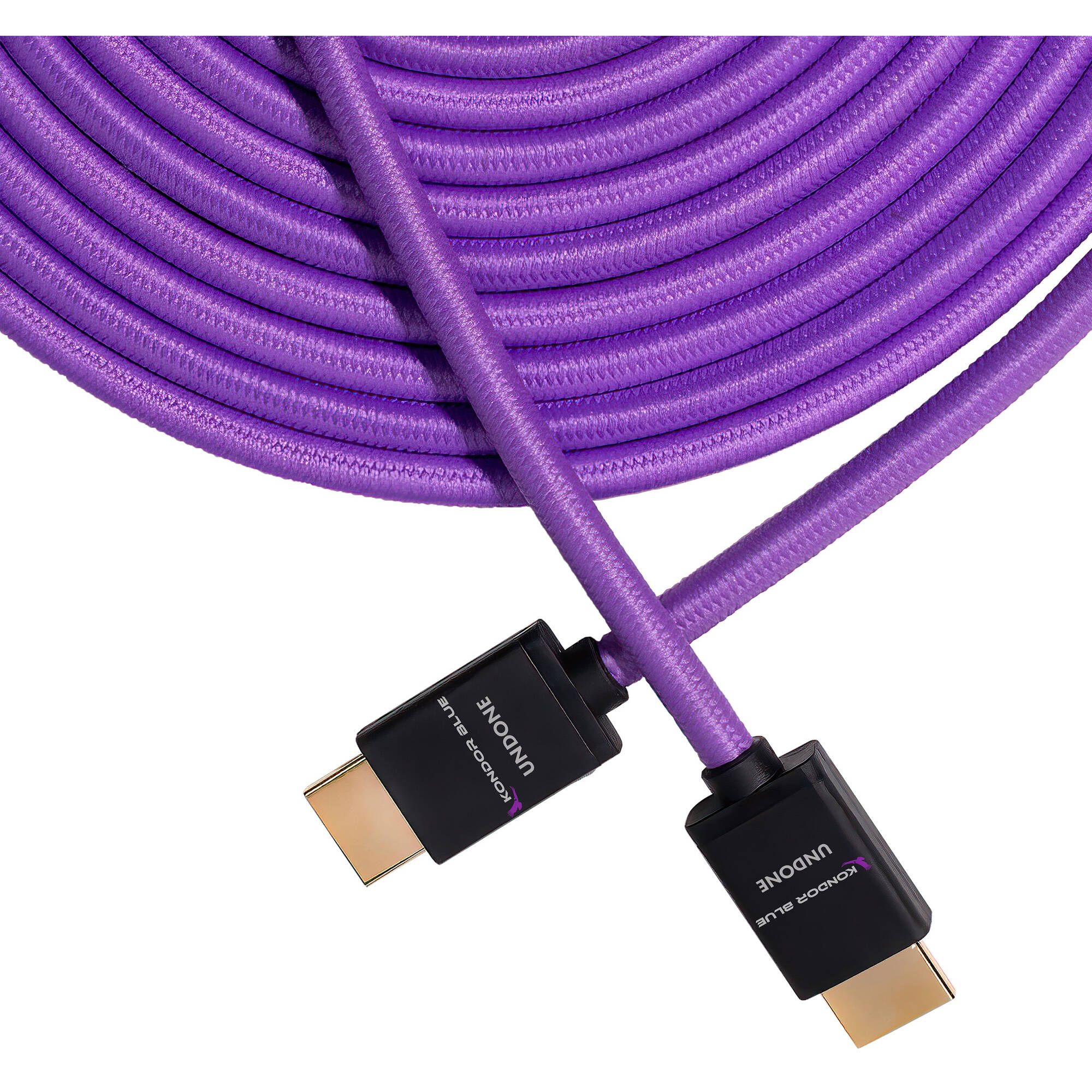 Kondor Blue Gerald Undone Câble HDMI complet de 4,5 m 4K 30 Hz (Violet)