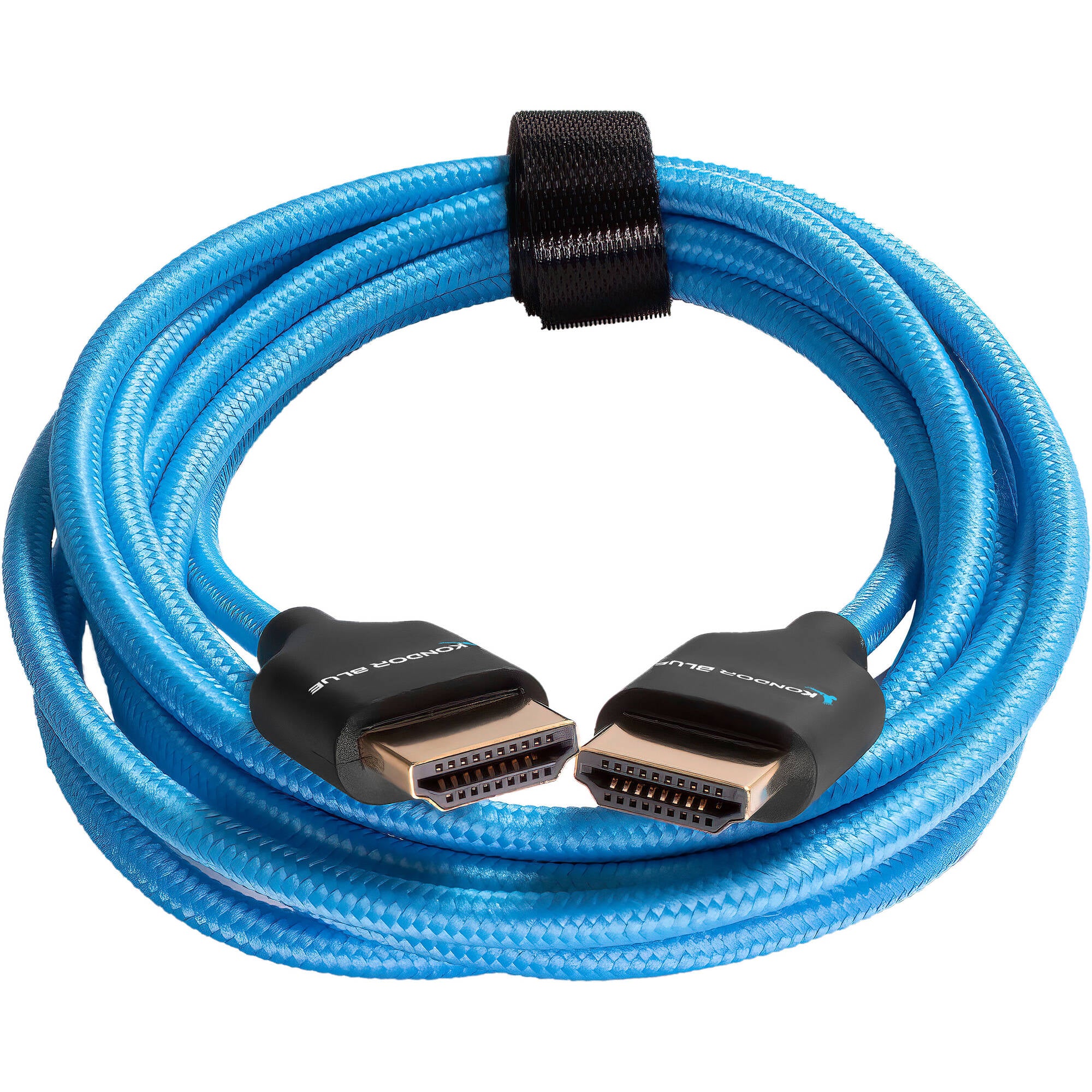 Kondor Blue 7FT  4K HDMI 2.0 BRAIDED BLUE CABLE (Kondor Blue)(7 Feet)