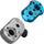 Kondor Blue Mini Lock Quick Release Plates for Professional Camera Workflows (Kondor Blue)