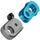 Kondor Blue Mini Lock Quick Release Plates for Professional Camera Workflows (Kondor Blue)