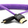 Kondor Blue Gerald Undone MK2 Câble mini HDMI vers HDMI complet 30,5 - 61 cm enroulé (violet)