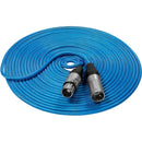 Kondor Blue Male XLR to Female XLR Audio Cable for Professional Balanced Sound (25 Feet)